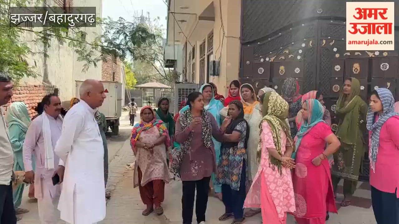 Chairman Inspects Ward 15 in Jhajjar; Women Say They Are Living in Hell