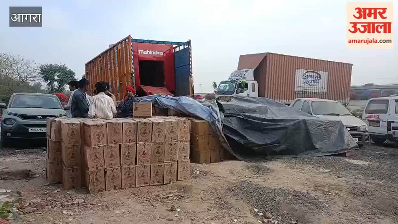 Police Seize Smuggled Liquor in Agra