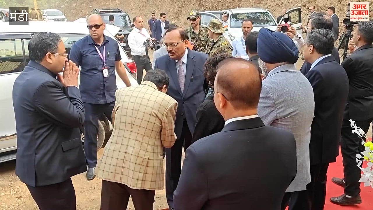 Mandi: Chief Justice of India Justice Surya Kant laid the foundation stone of the new court complex in Mandi