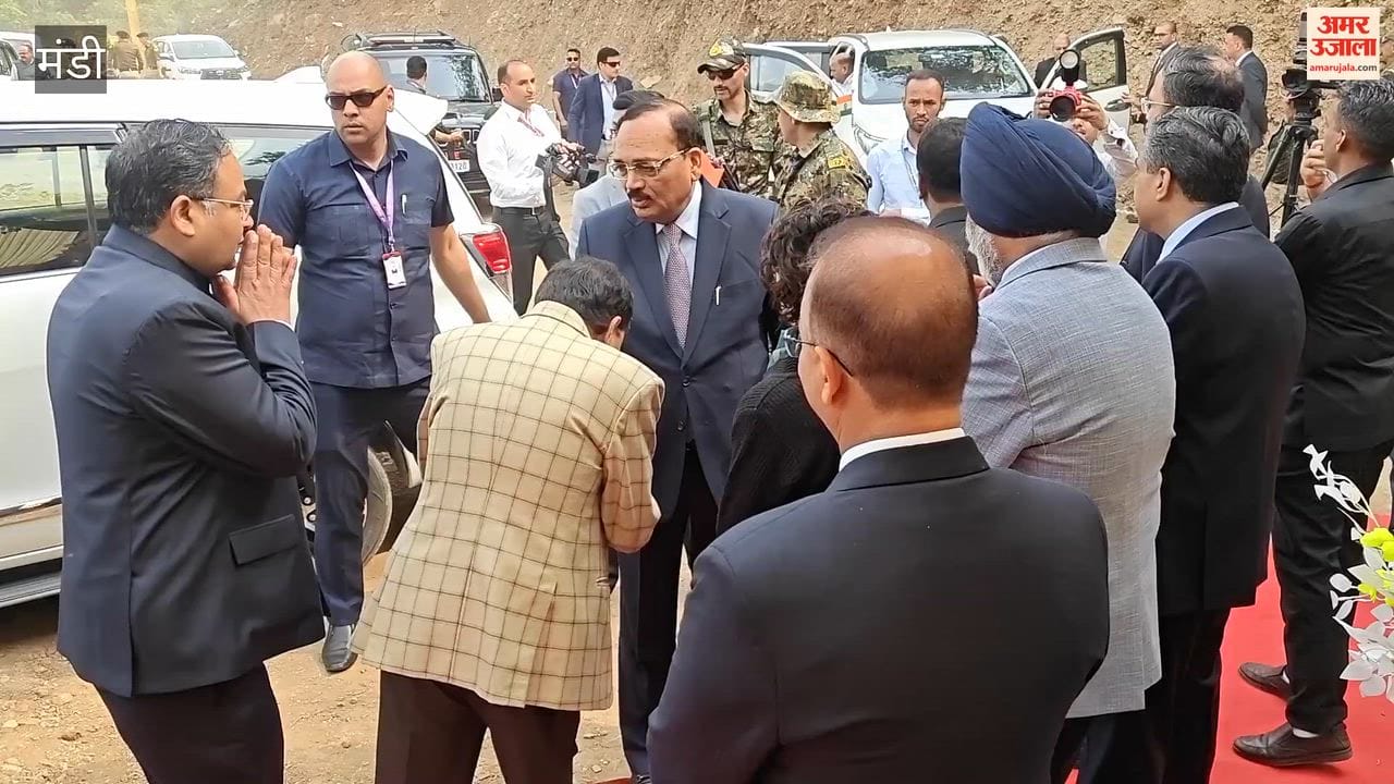 Mandi: Chief Justice of India Justice Surya Kant laid the foundation stone of the new court complex in Mandi