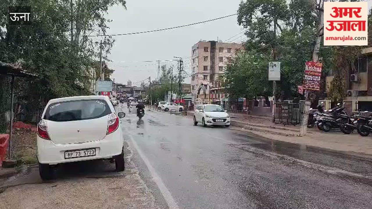 Video Rain begins in Una in the afternoon; farmers heave a sigh of relief