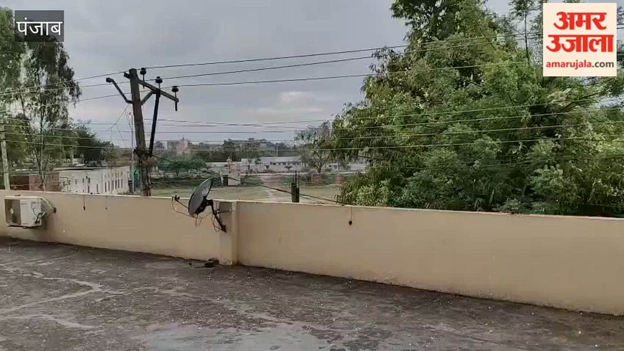 Hailstorm begins in Phagwara.