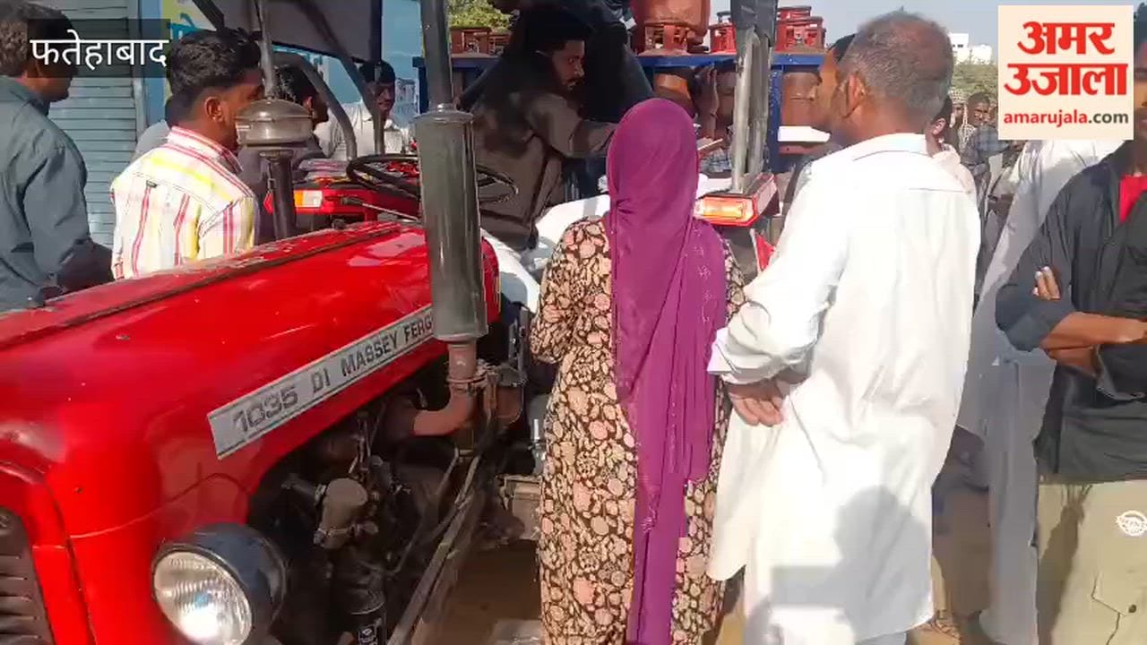 Cylinder Home Delivery Halted in Bhattukalan; People Queuing Up Since 7 AM