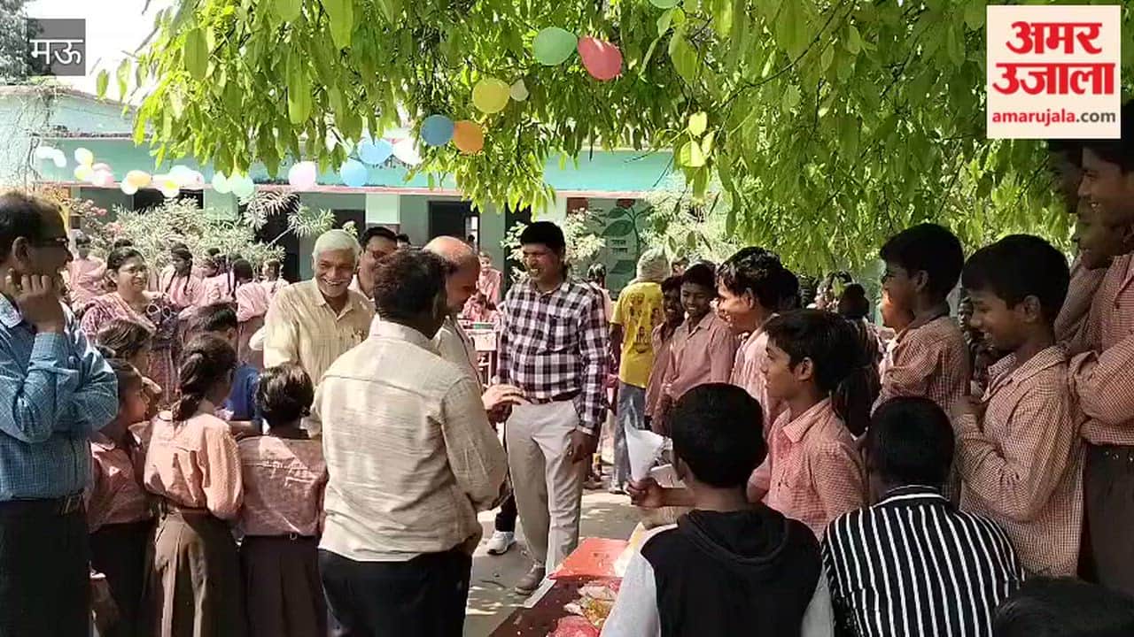 Nipun Bal Mela Organized at Composite School Gangaupur Children Set Up Stalls