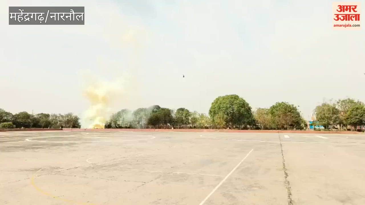 Supreme Court Judge Surya Kant and Punjab and Haryana High Court Judge Sanjay Vashishth arrived at HECW in Mahendragarh.