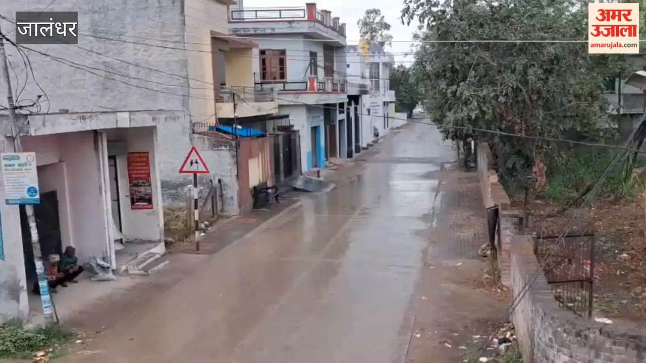 Drop in temperature in Jalandhar following heavy rain and hailstorm.