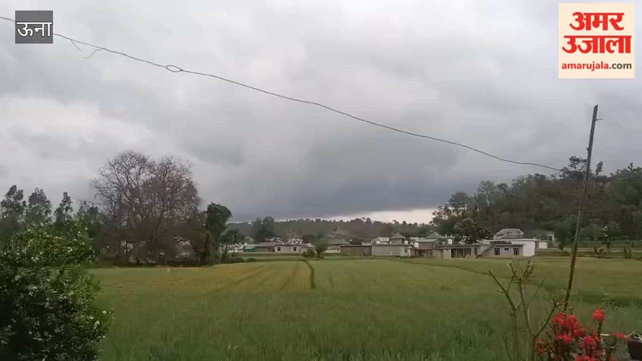 Una The weather takes a turn dark clouds gather in the sky, raising hopes among farmers