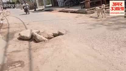 Kanpur: Open Manhole in Subedarnagar Becomes a Hazard; Risk of Accidents Looms