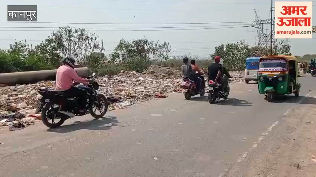 Kanpur: Piles of Garbage Become a Nuisance on the Barasirohi-Kursauli Road