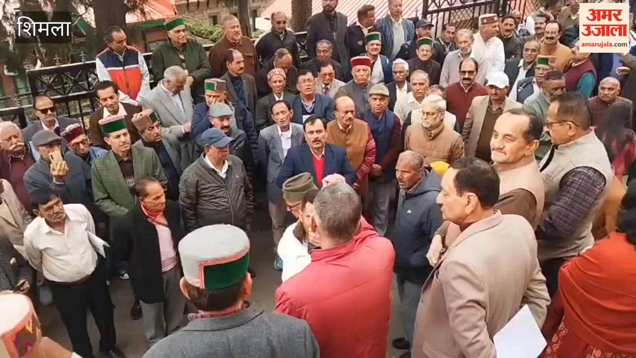 Shimla Pensioners Stage Protest Outside Deputy Commissioner's Office Issue Warning