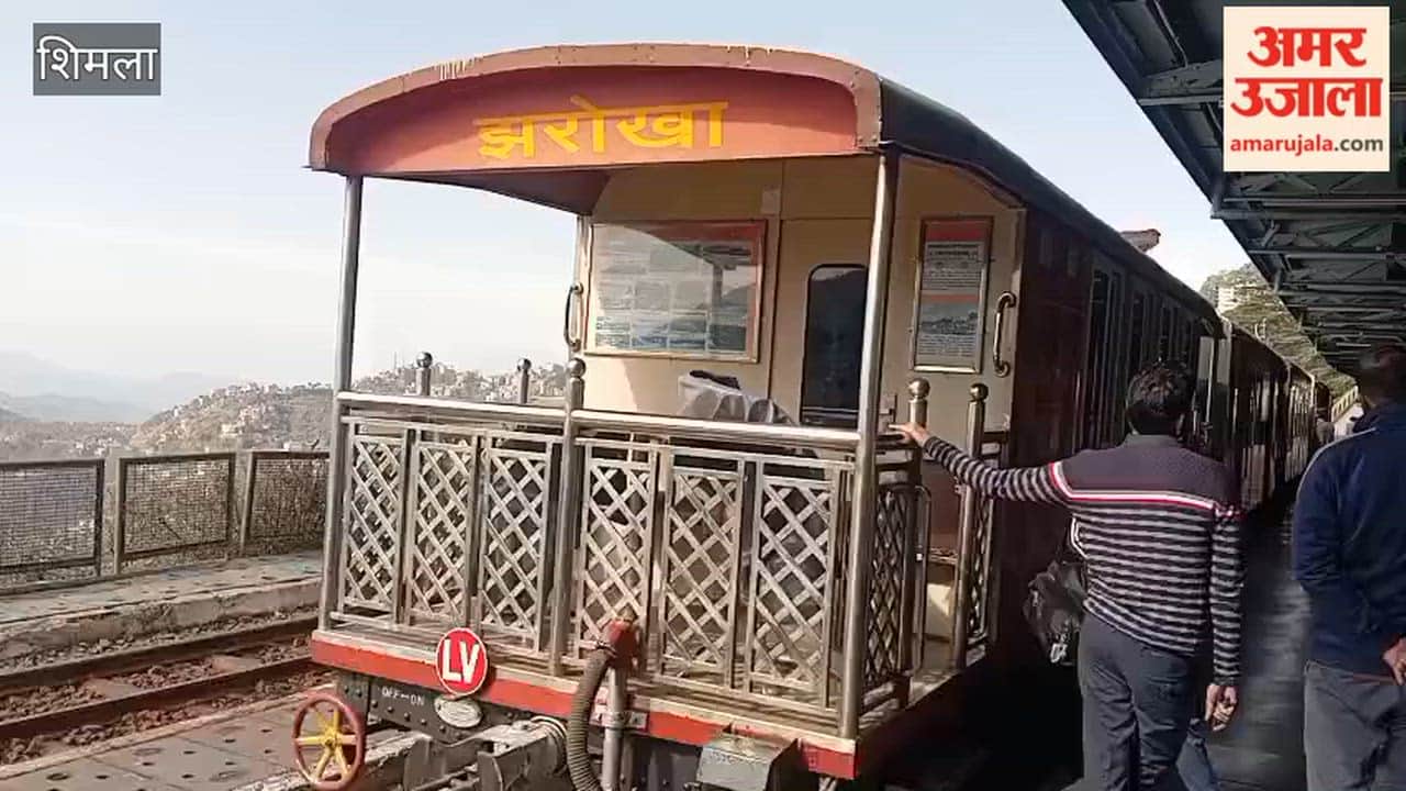 Shimla Trial Run of Jharokha Coach with Two Carriages from Kalka to Shimla