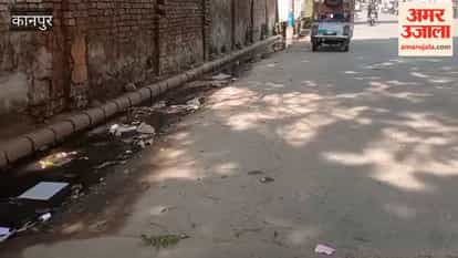 Kanpur: Filth Spreads Across Roads in Lajpat Nagar; Heaps of Garbage Near Intersection