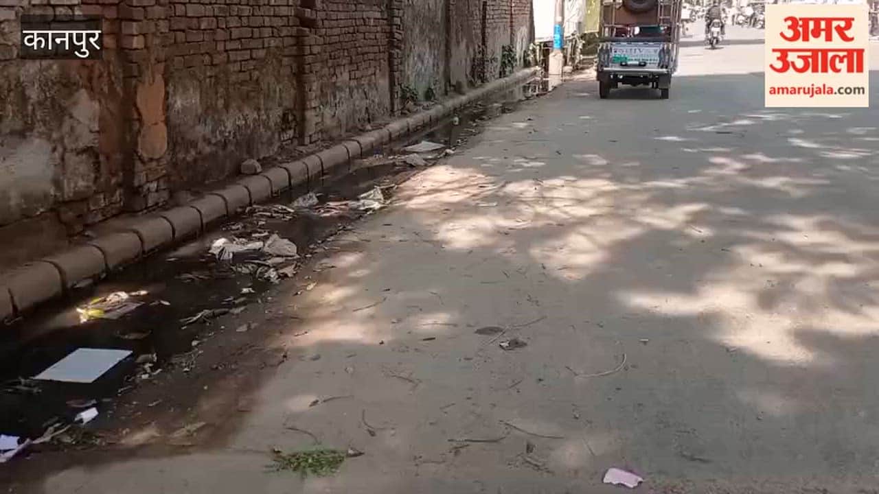 Kanpur: Filth Spreads Across Roads in Lajpat Nagar; Heaps of Garbage Near Intersection