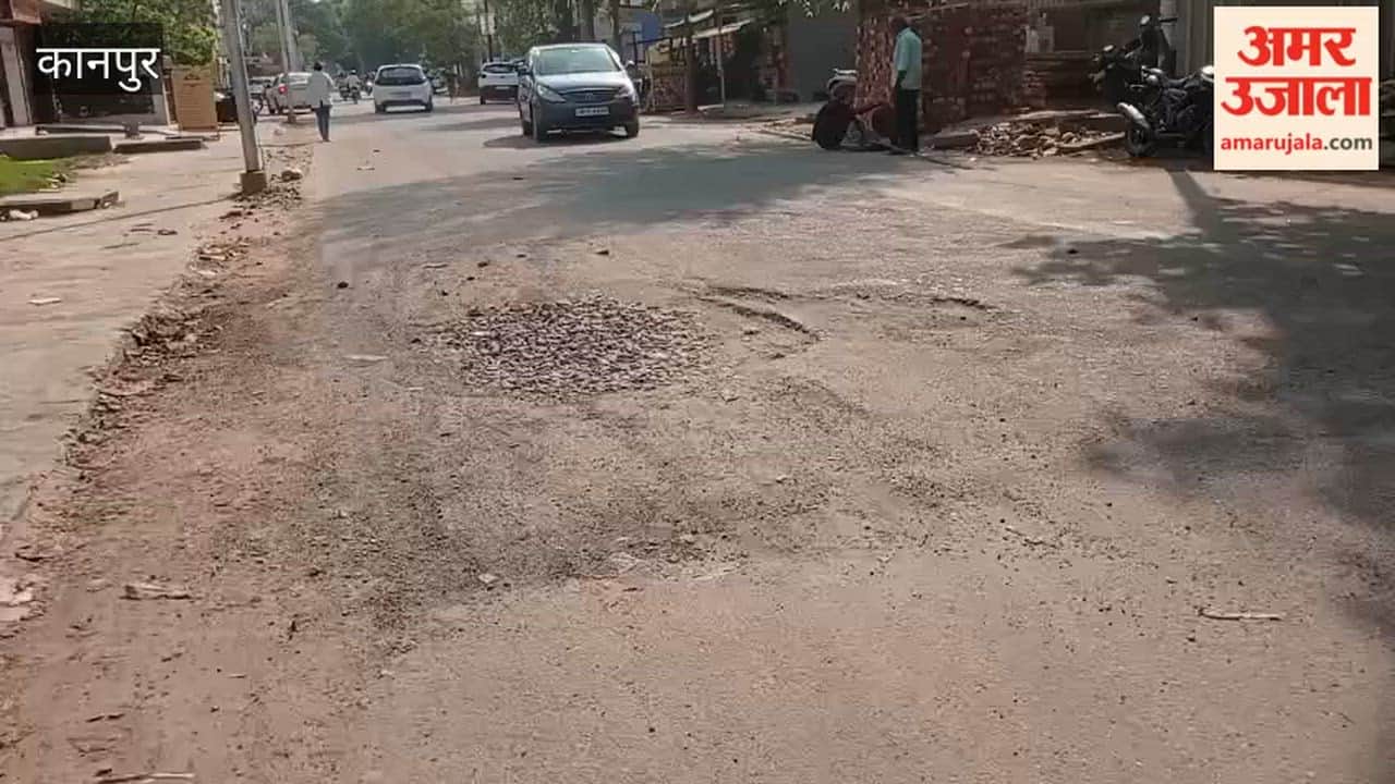 Kanpur: Road Leading from Geetanagar Crossing to Geetanagar Basti Falls into Dilapidated State