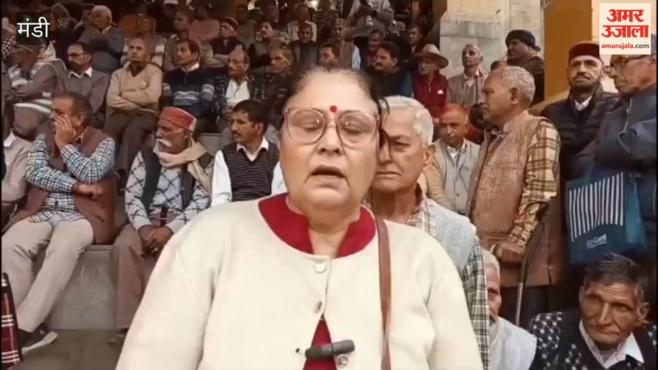 Mandi Pensioners once again roar against the state government in Mandi, issue an ultimatum until March 21