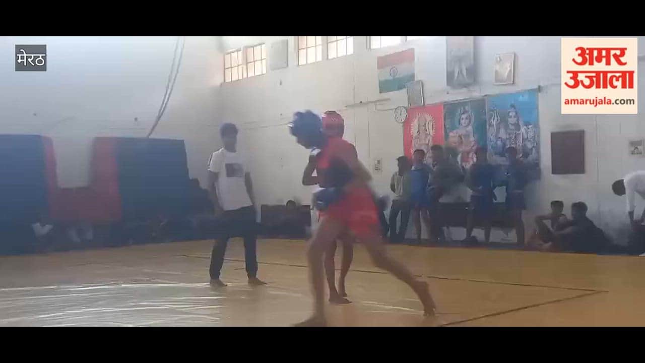 Meerut: Wushu competition organized in the stadium