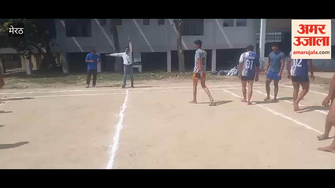 Meerut: Kabaddi competition organized in the stadium