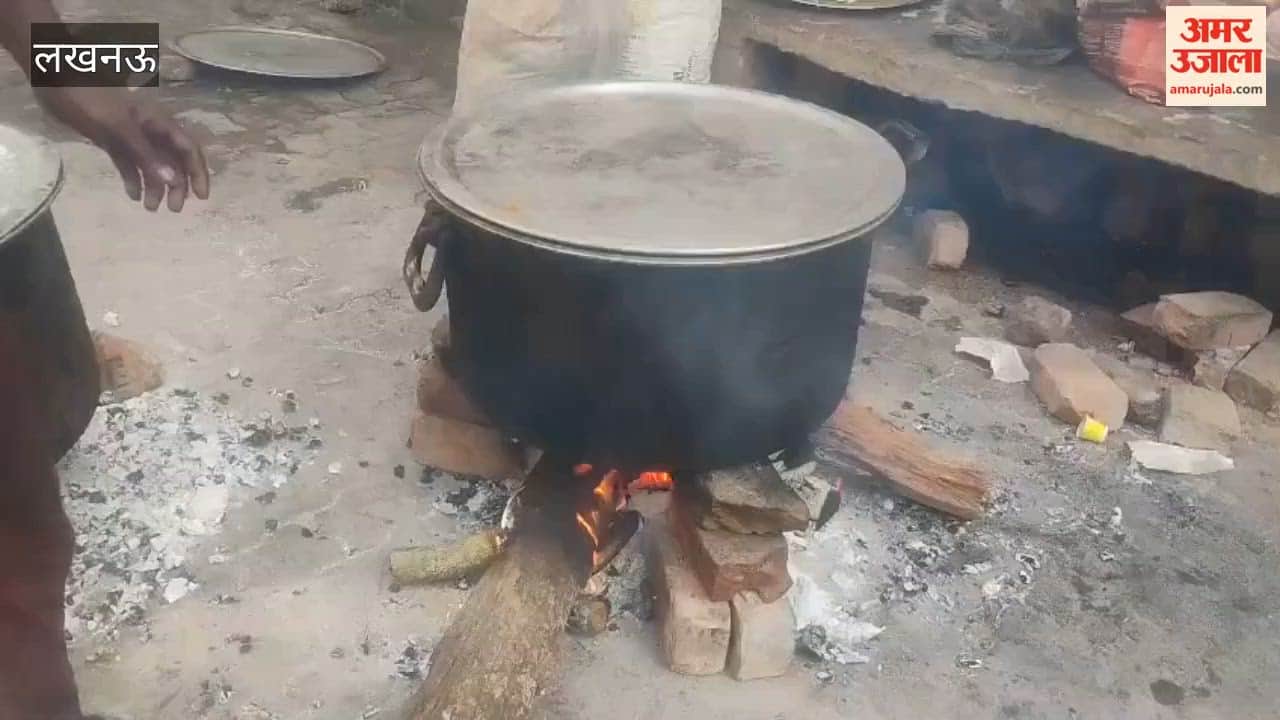 VIDEO: गैस सिलिंडर की किल्लत ने बढ़ाई मुश्किल, जगह-जगह पर ईंट के चूल्हे पर बनाया जा रहा खाना