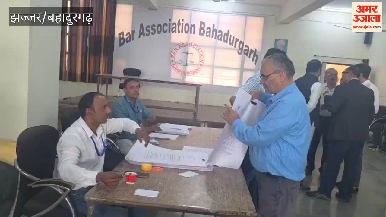 Voting Underway for Bar Council Elections at Bahadurgarh Court Complex