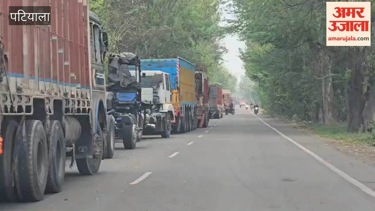 Four people critically injured in a head-on collision between two trucks in Nabha.