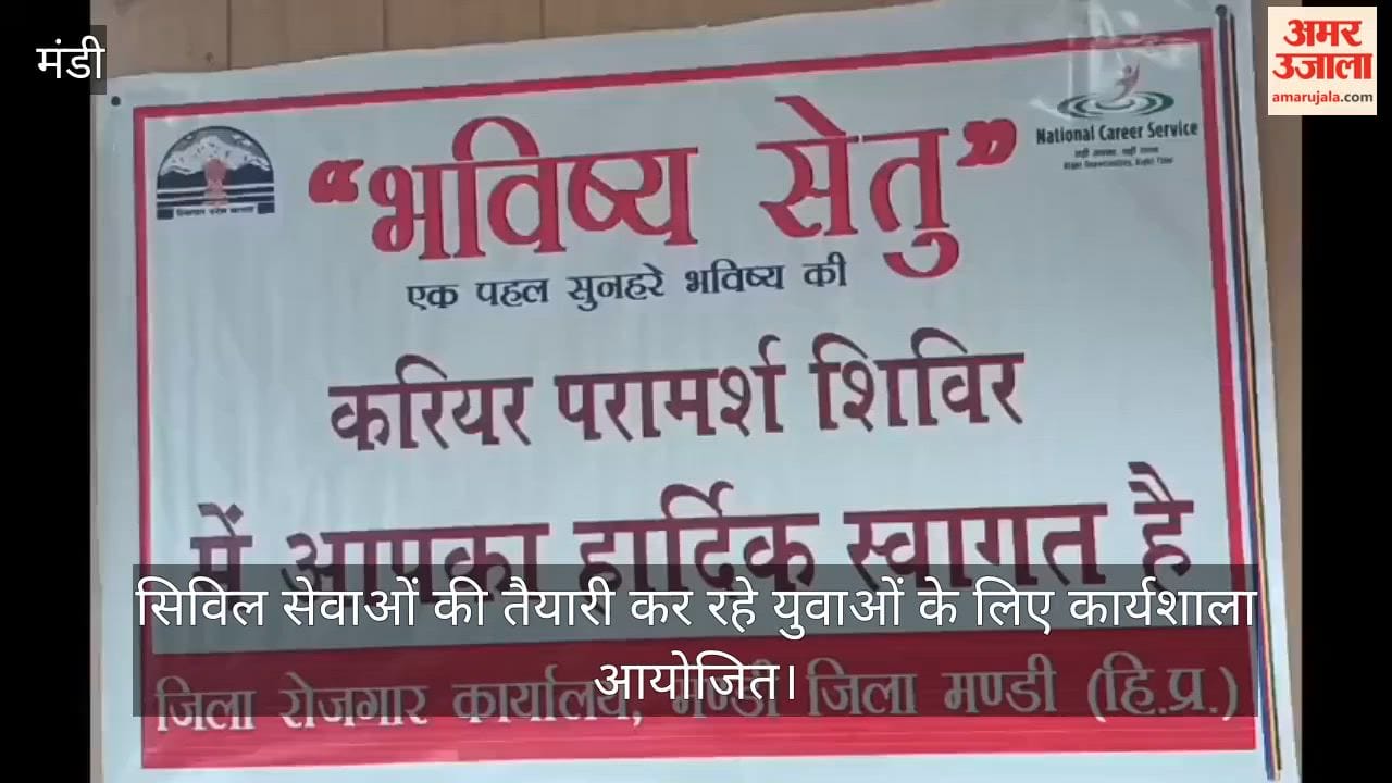 Workshop held under the chairmanship of DC Apoorv Devgan for youths preparing for civil services.