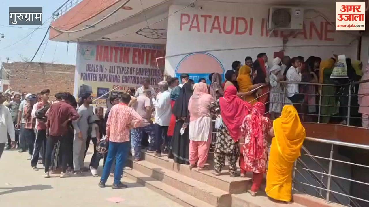 Gas Shortage in Gurugram Crowds of Consumers at Gas Agencies in Pataudi Town Show No Signs of Abating