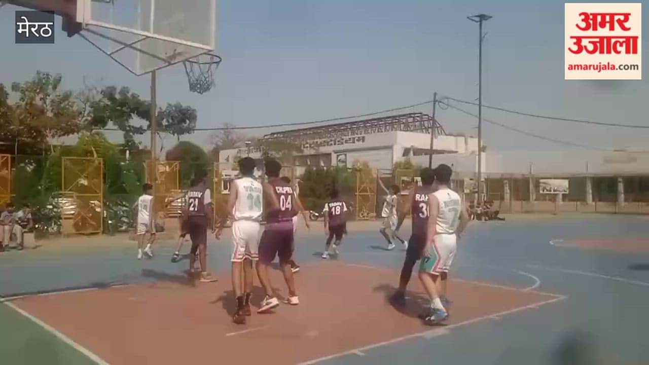 Meerut: Basketball tournament at Kailash Prakash Stadium