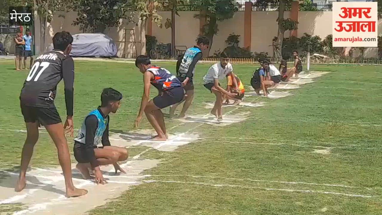 Meerut: Trial for Under 18 Kho-Kho district level team