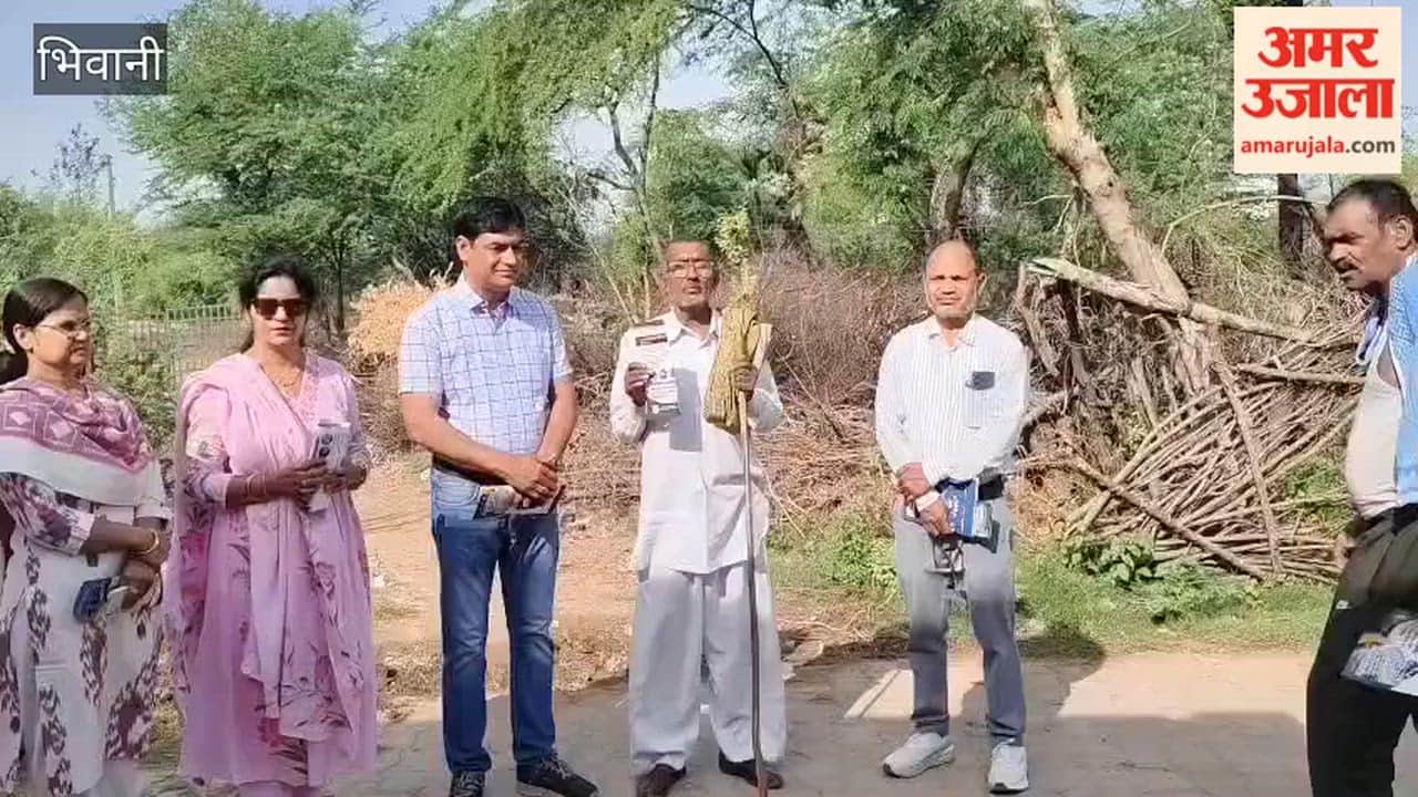 Government Model School Loharu launched a door-to-door enrollment campaign