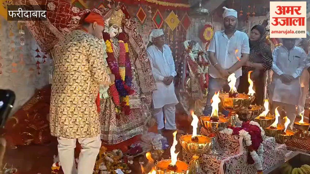 Grand Commencement of Navratri in Faridabad Temples