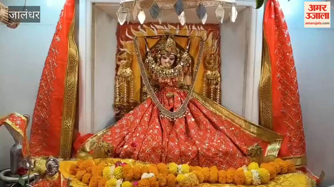 A flood of devotees surged into Jalandhar's Shri Devi Talab Temple on Chaitra Navratri.