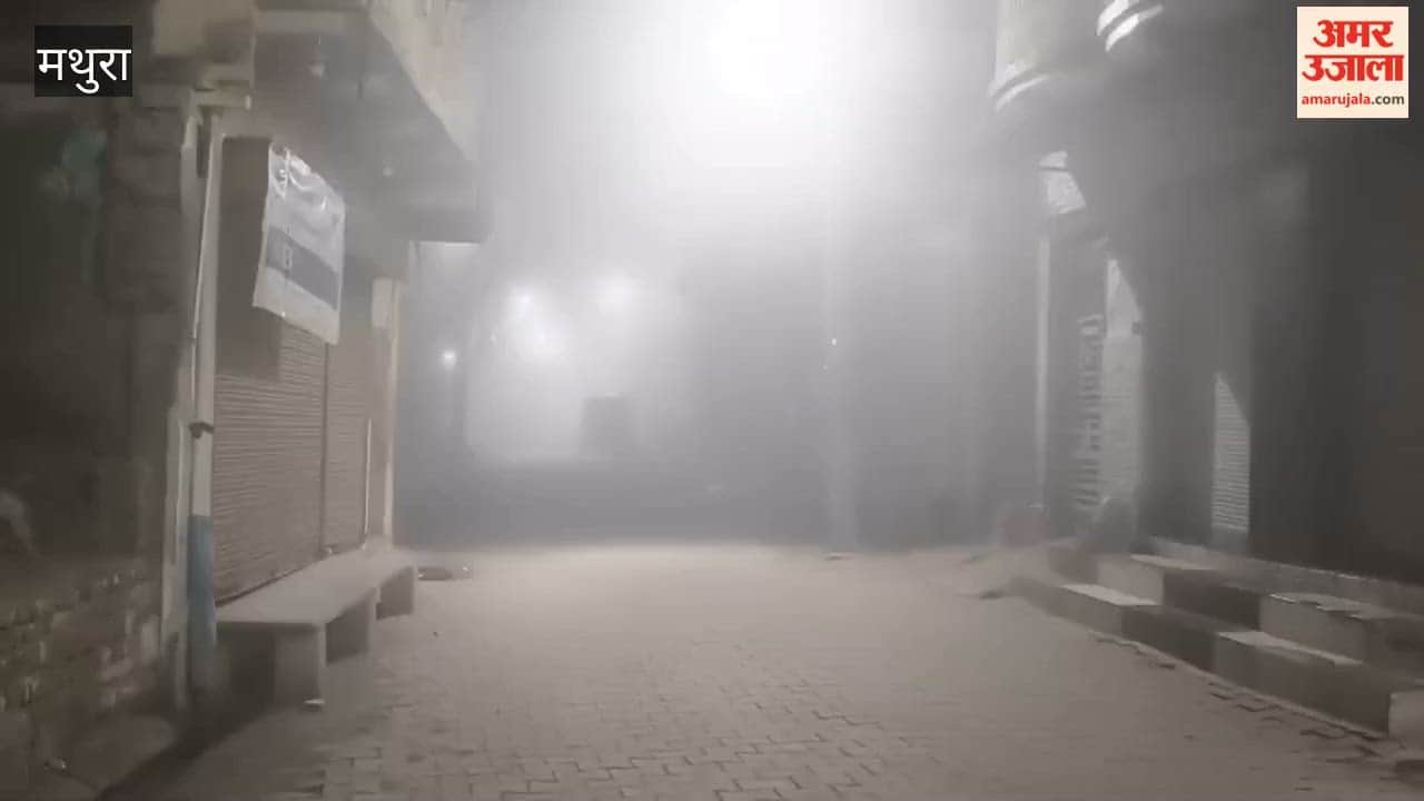 Dense Fog Returns in March! 100m Visibility Disrupts Life in Nandgaon