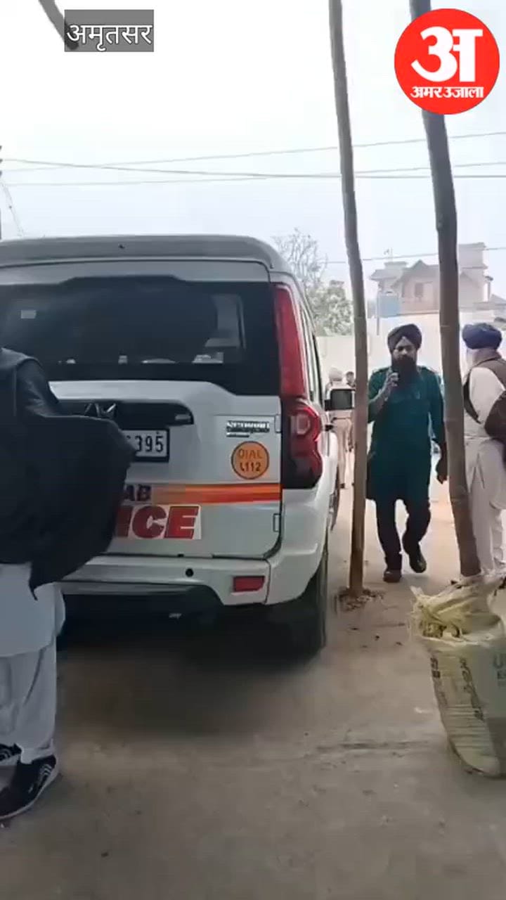 लोहगढ़ गांव में मुख्यमंत्री से सवाल करने जा रहे किसानों-मजदूरों को रोका