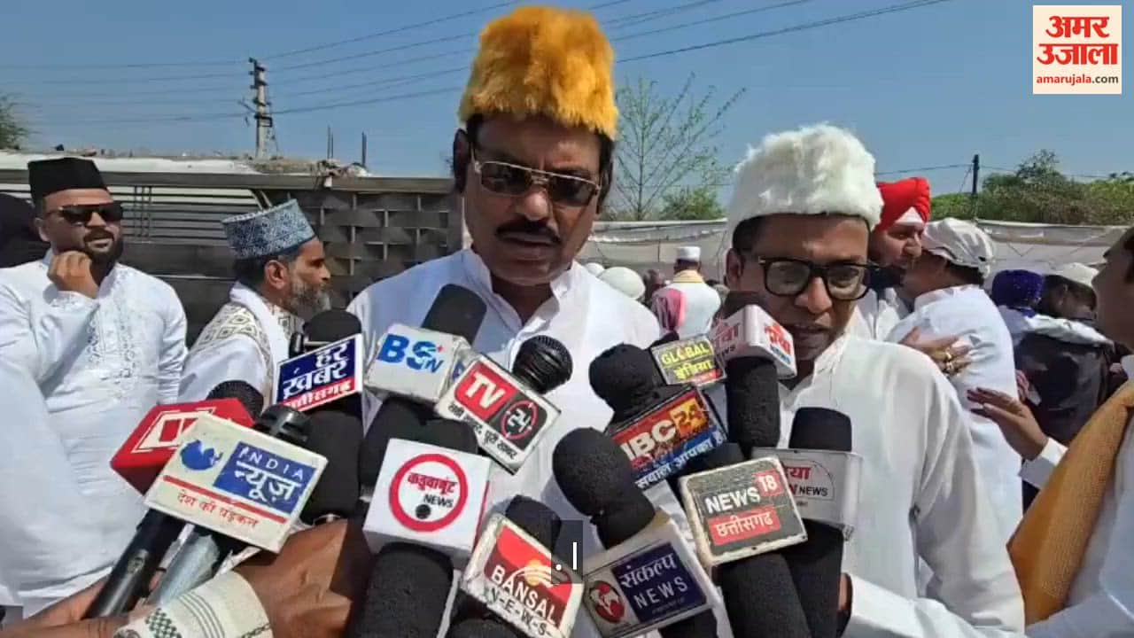 Eid ul Fitr celebrated at the city Eidgah ground large numbers of people participate in Rajnandgaon