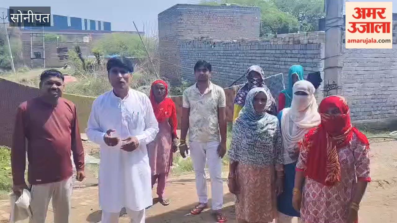 lanes leading to 100-square-yard plots in Sonipat remain unpaved, and there is a shortage of water and electricity