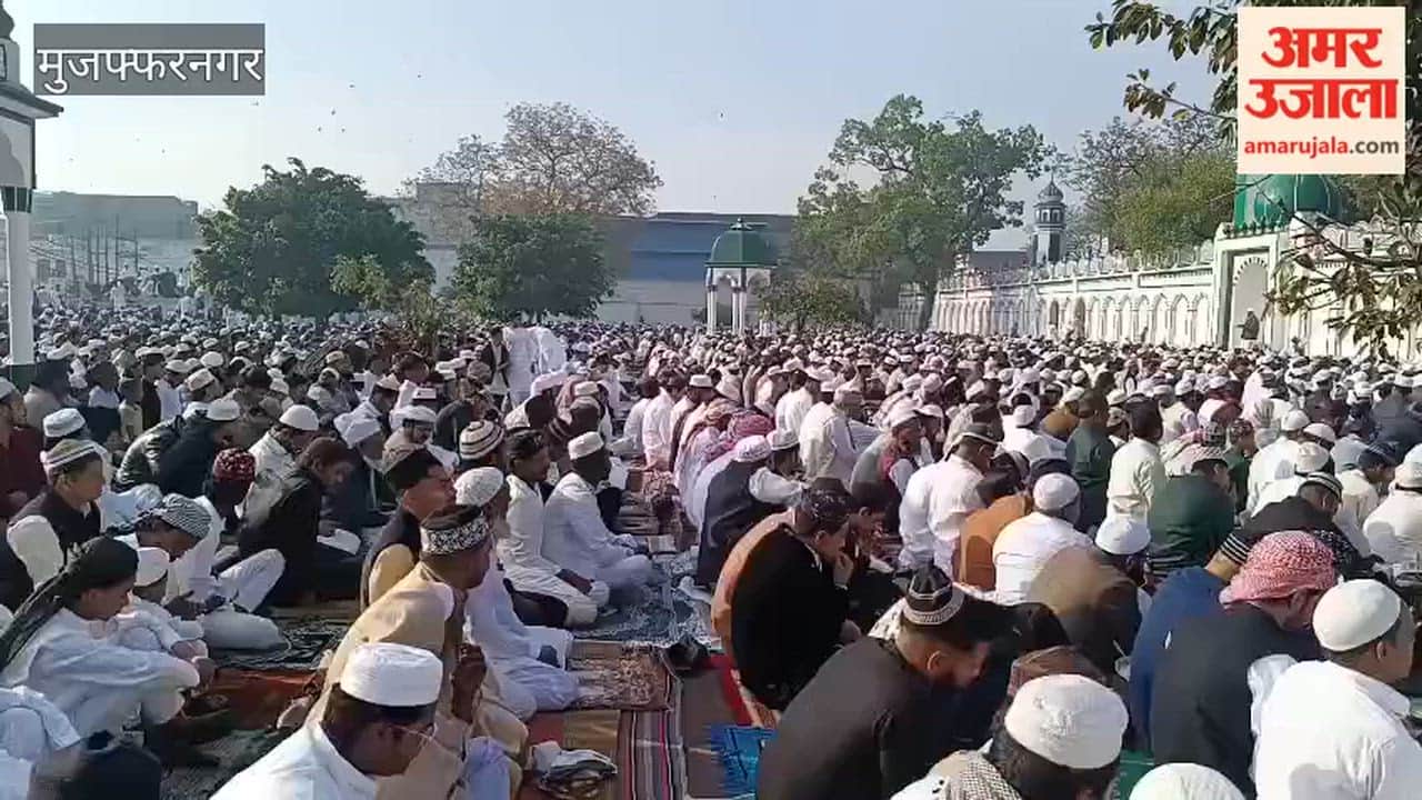 Muzaffarnagar: Eid Namaz Offered in Peaceful and Joyful Atmosphere