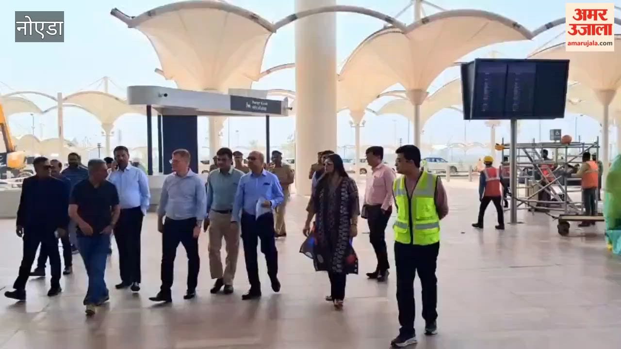 Review of preparations for Noida International Airport before CM Yogi visit