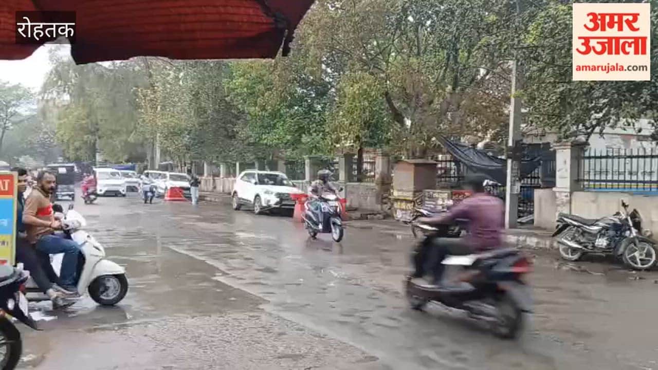 It rained lightly in Rohtak.