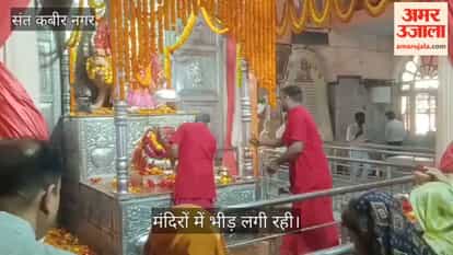 Navratri: People flock to temples to see the goddess, chants of Mother Goddess resound