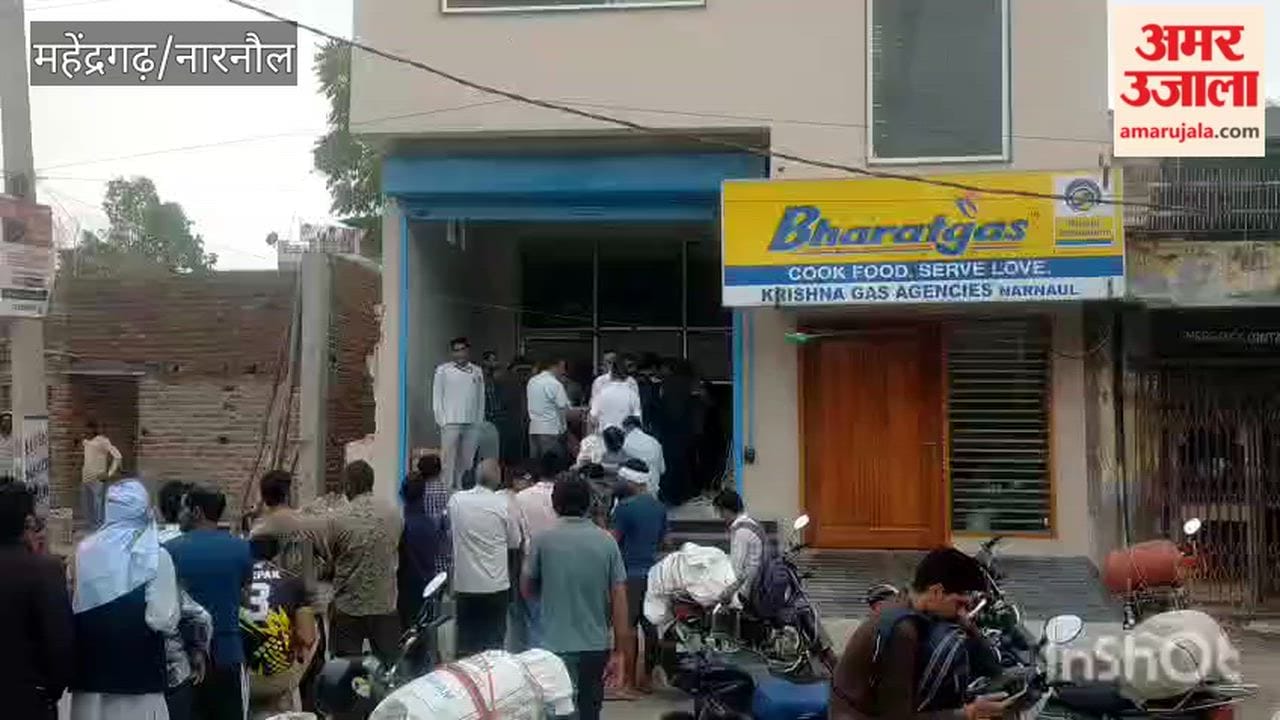 Chaos Erupts in Narnaul Over Gas Cylinders; No Gas Available Even After Hours of Queuing