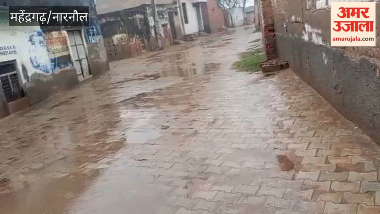 Light rain has been falling in Narnaul since morning, and farmers fear their crops may be damaged.