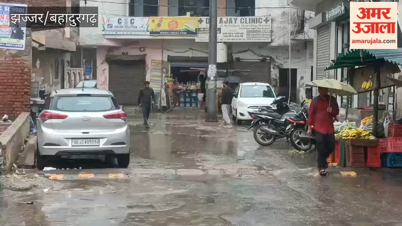 7 mm of rainfall recorded in Bahadurgarh in 24 hours.