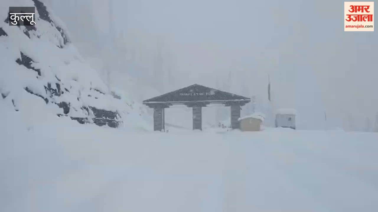 Manali Three Feet of Snow in Atal Tunnel; Vehicular Movement Halted