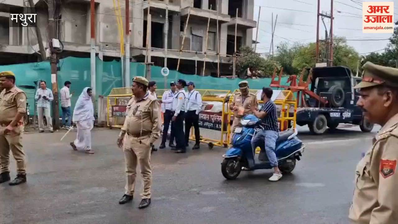 Road Closures Across Vrindavan Due to President Visit Devotees Inconvenienced