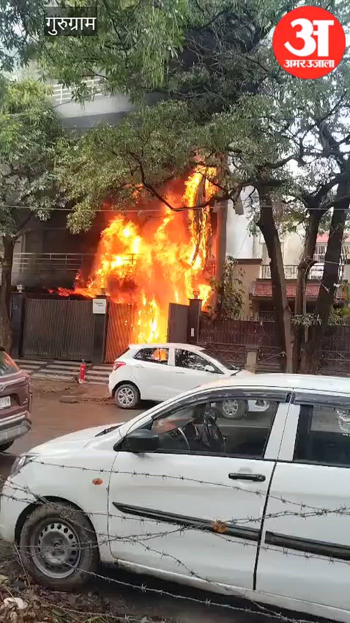 गुरुग्राम: शॉर्ट सर्किट से इमारत में लगी आग, तीन महिलाओं को निकाला गया सुरक्षित