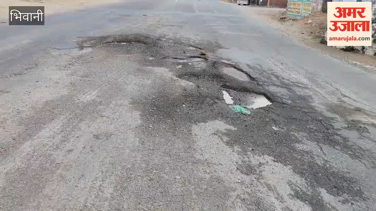 In Loharu, Bhiwani, a damaged stretch of National Highway 709E has become a hazard for accidents, with the situation being particularly critical near colleges.