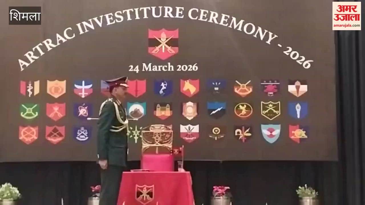Army Investiture Ceremony held at the Army Training Command in Shimla military officers and units are being honored