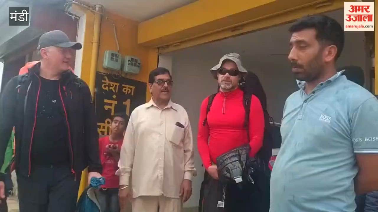 Mandi Paraglider Makes Emergency Landing in Gora Due to Bad Weather; Crowds Gather to See Foreign Pilot