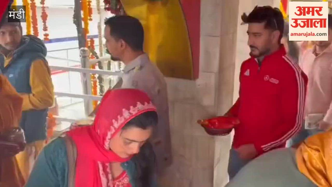 Mandi Massive Crowds of Devotees Flock to the Ancient Chaturbhuja Mata Temple in Basaidhar Bhandara Bookings Fully Booked Until 2032