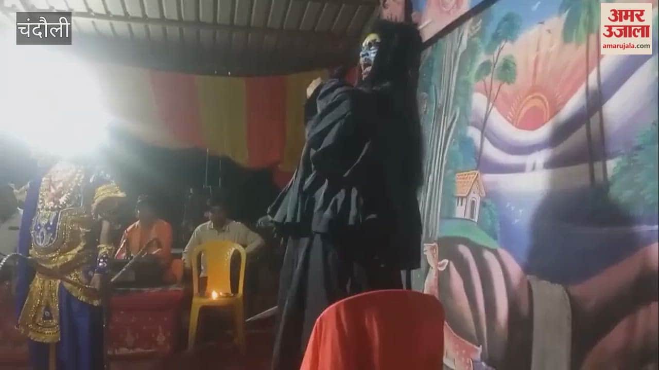 Ramleela Day Enactment of Slaying of Tarkasura Amidst Devotional Atmosphere